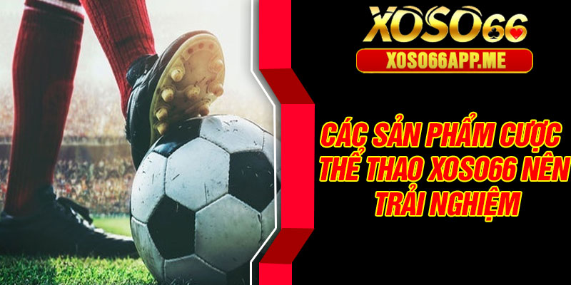 Các sản phẩm cược thể thao xoso66 nên trải nghiệm